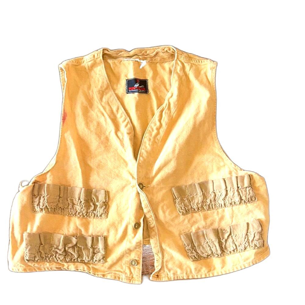 RedHead Vest Hunting Linen Tan Shot Shell Holders Mens Outdoors